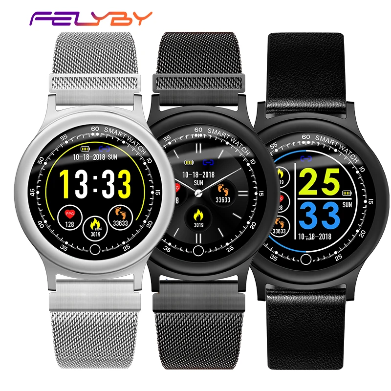 

FELYBY Men Sport Smart Watch IP68 Waterproof Smartwatch Heart Rate Monitor Blood Pressure Wearable Watch for Android IOS