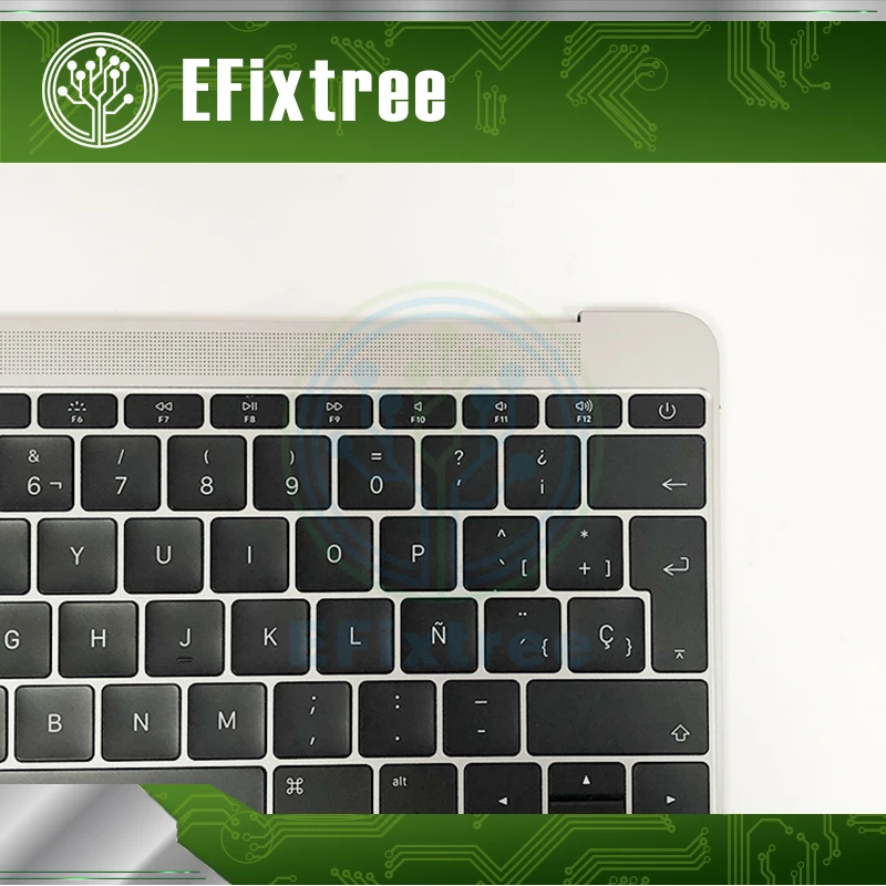 Испанский серый чехол с подставкой для Macbook Retina 12 ''A1534 Топ раскладкой