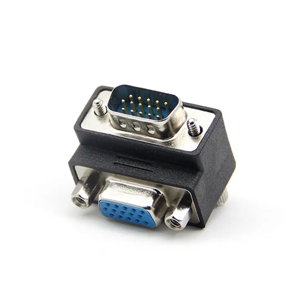 

Up & Down Angled 90 Degree VGA SVGA Male to VGA 15Pin Female Monitor Adapter