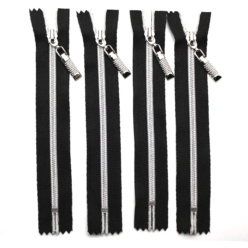 2017 Real Rushed Bags 10 Pcs Nylon Slider Long Zippers Open End Double