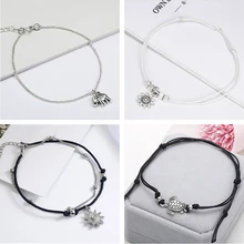 Ножные браслеты для женщин, Новые ножные браслеты со слоном, звездой, черепахой, Модные металлические ножные браслеты на ногу, ювелирные изделия на ногу