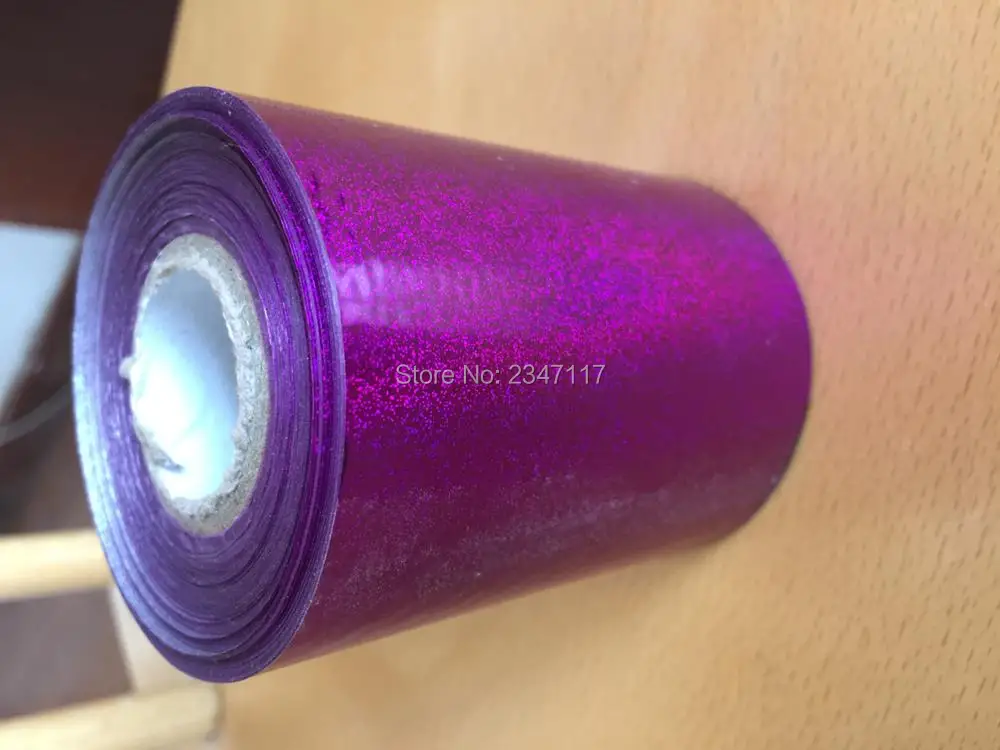 8 см x 120 м один рулон красивый фиолетовый; песок цветной фольги бумаги горячего тиснения коробка/пластик/ppc/ПВХ/pp материал
