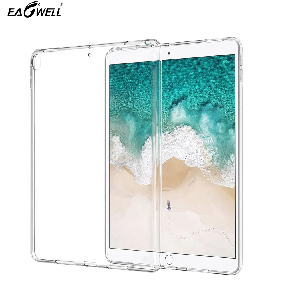 

Soft Durable TPU Cover Case For Apple iPad Pro 10.5" 2017 Ultra thin lightweight Transparent Protective Tablet Case Shell Skin