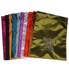 С вышивкой в стиле ретро одежда небольшой обувной дорожная сумка дети шнурок мешок хранения Портативный ткань Пылезащитный чехол сумка с внутри на 10 шт./