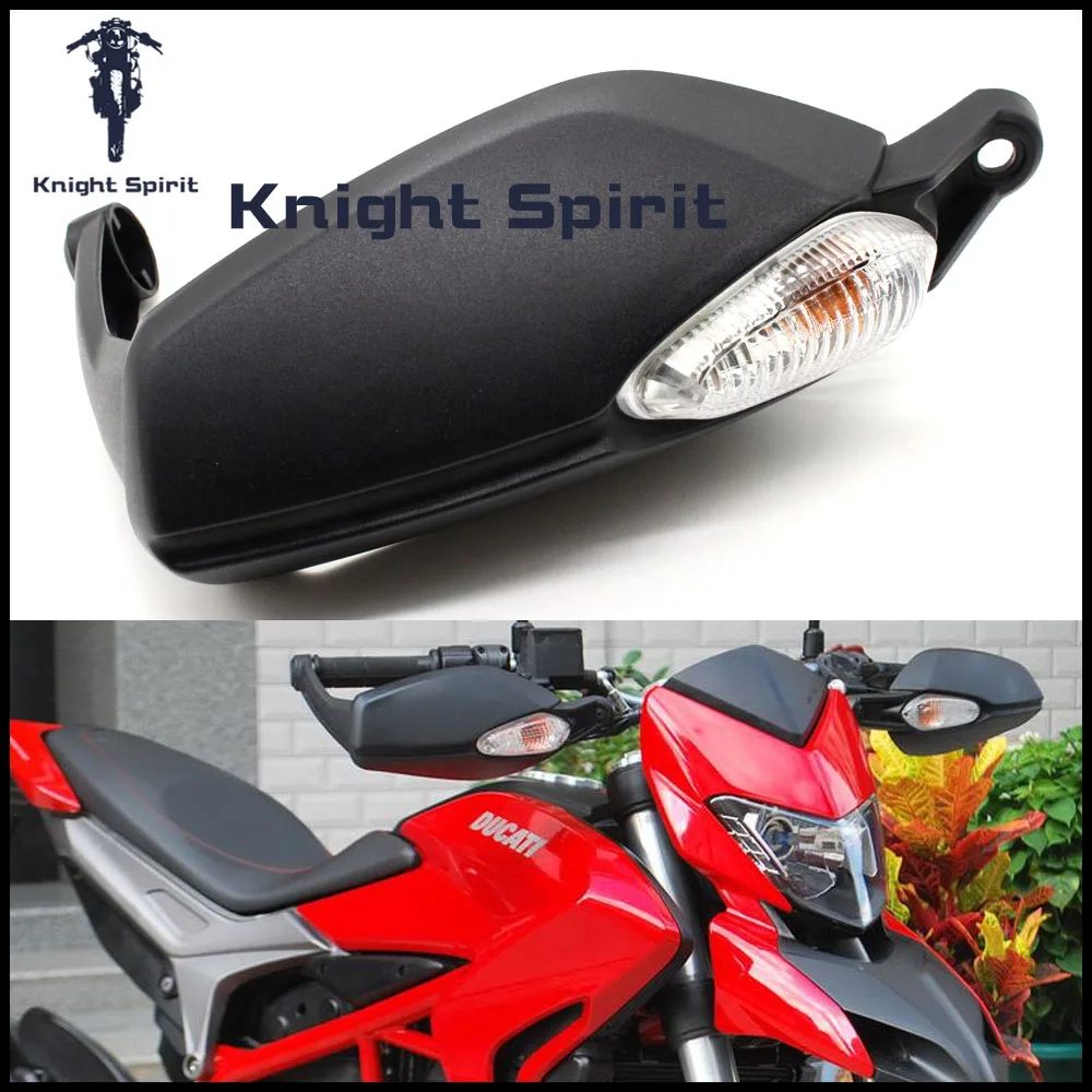

For DUCATI Hypermotard 820/Hyperstrada 821 2013 2014 2015 Motorcycle Right Brake Side HandGuard Handlebar Hand Guard with Light