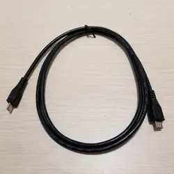 5 шт./партия Универсальный мини USB для Micro USB Кабель-адаптер разъем папа-папа 25 см 28AWG черный