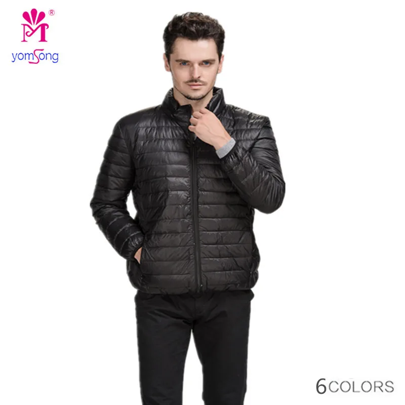 

Yomsong Excellent home jacket wholesale new thin section short down jacket collar male models down jacket manufacturers