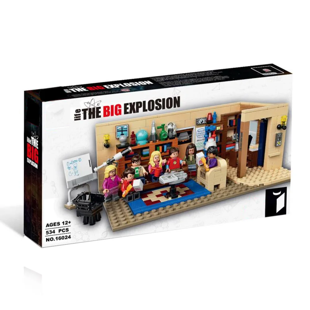 

2019 16024 Building Blocks The Big Bang Theory Enlighten Action Figure Compatible LegoING IDEAS Series Toys for Children GIfts