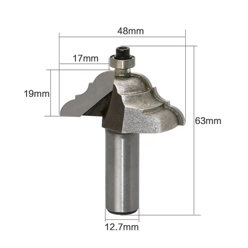 Table Edge Router Bit 1/2" Shank Line Knife Woodworking cutter Tenon