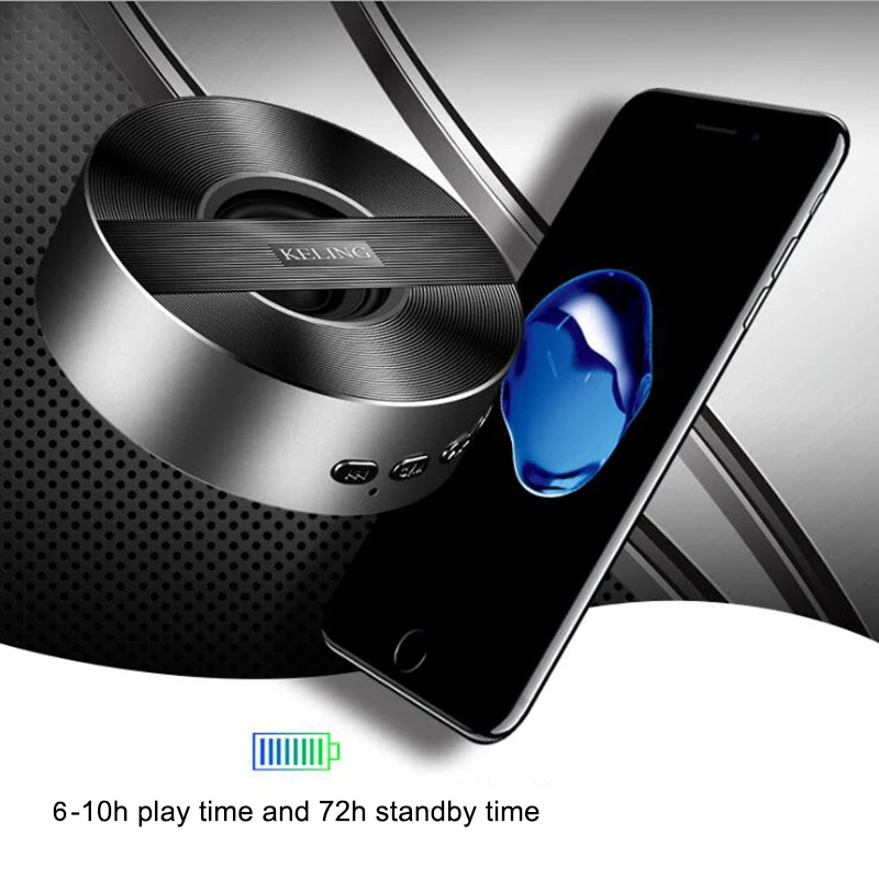 Портативная беспроводная мини Bluetooth колонка сабвуфер Бумбокс с супер басами