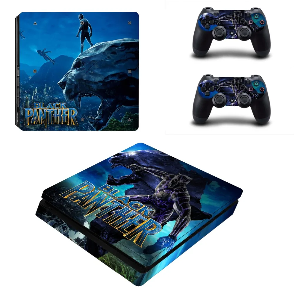 Мстители Черная пантера PS4 тонкий стикер кожи виниловая наклейка для Playstation 4