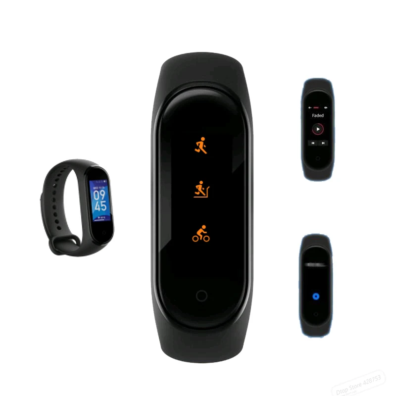 Xiaomi Mi Band 4 Smart AI фитнес трекер для измерения сердечного ритма Bluetooth