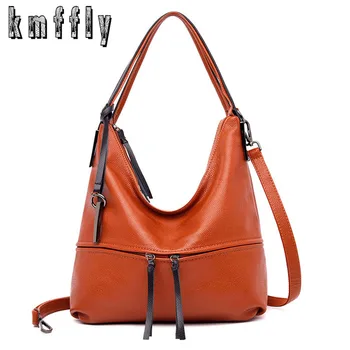 

Women PU Leather Handbags Ladies Large Tote Bag Female Zipper Shoulder Bags Bolsas Femininas Sac 2018 New Fashion Crossbody Bags