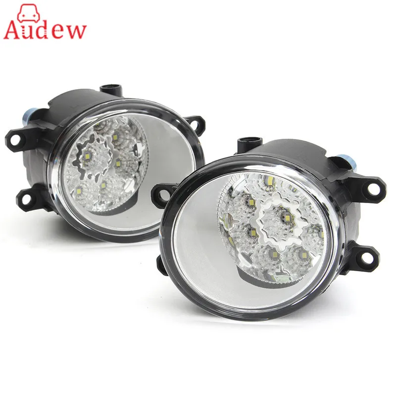 2Pcs Round Front Fog Light font b Lamp b font for Toyota Corolla Camry Yaris Vios