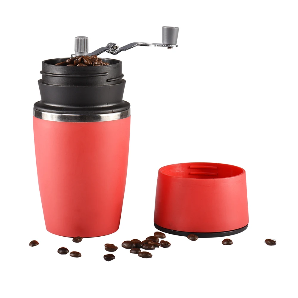 

Portable Handheld Stainless Steel Grinding & Brewing Coffee Cup Cafe Maker Coffeepot