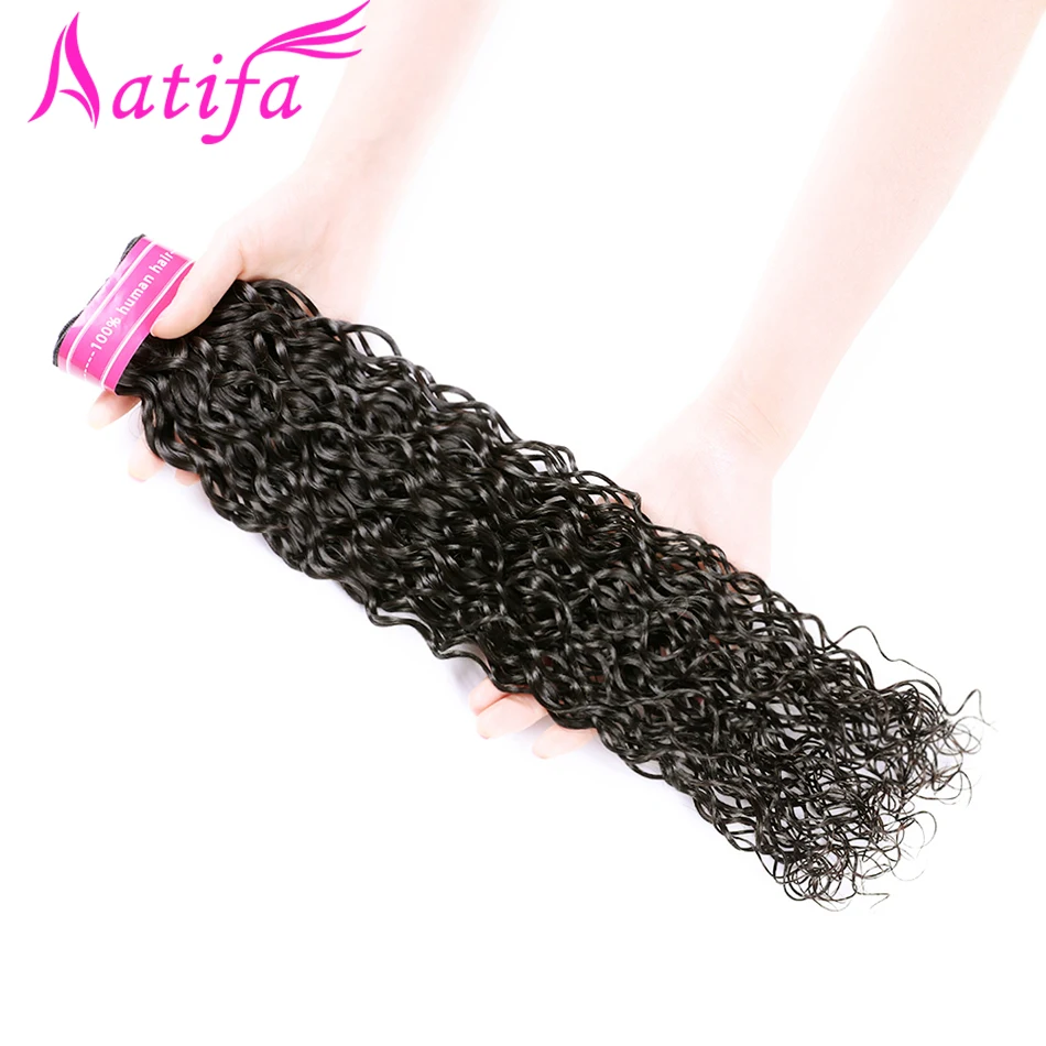 Brazilian Water Wave Hair Bundles Human Hair Weave 3 or 4 Bundles Natural Color Aatifa NonRemy Hair Extension 8-28 inch Brazilian Water Wave Hair Bundles Human Hair Weave 3 or 4 Bundles Natural Color Aatifa NonRemy Hair Extension 8-28 inch