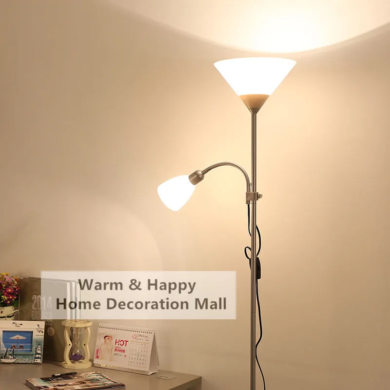 Modern Brief Fashion American Vintage Iron Bedside Floor Lamp Light