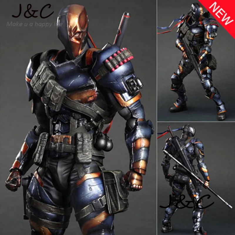 

NEW Hot Movie PLAY ARTS PA The Deathstroke PVC Action Figure Statue Doll Toy 27cm Model toys For Collection