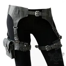 Free shipping steampunk Motorcycle Streetwear rock Outlaw Pack Holster women thigh bag Garter Belt gun shoulder drop leg bags