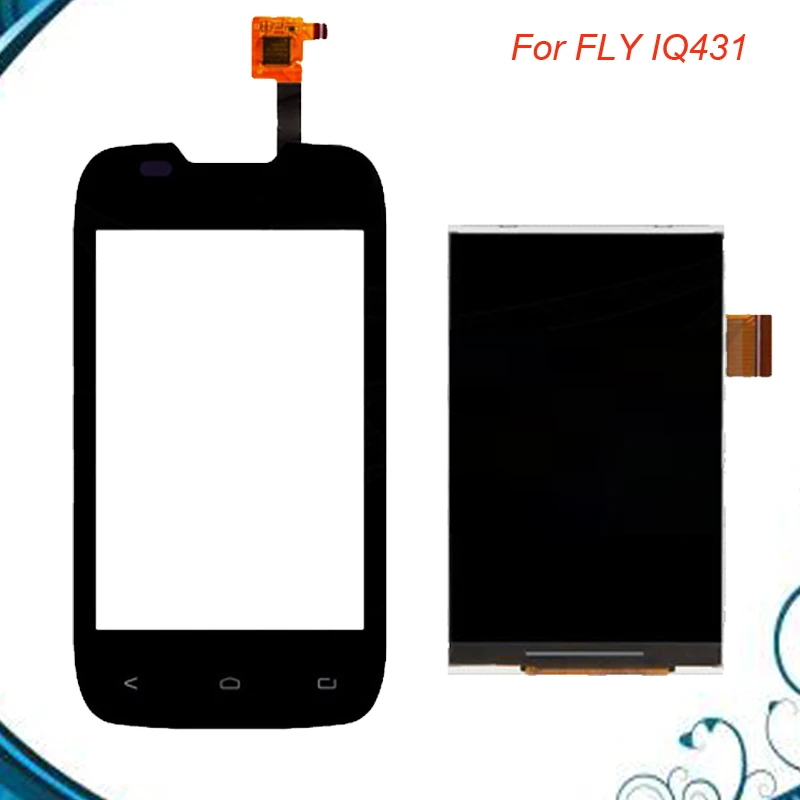 Для FLY IQ431 ЖК дисплей экран + сенсорный дигитайзер панель Бесплатная доставка в