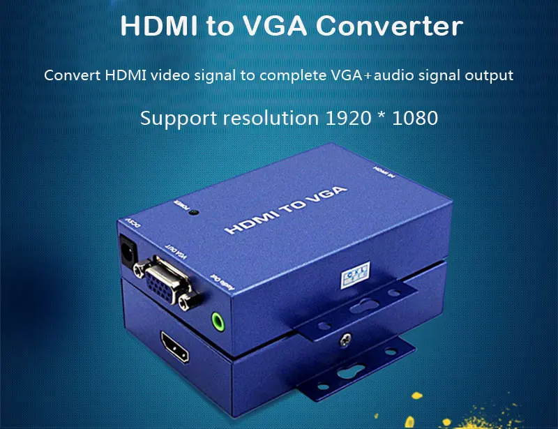 CKL-HVGA Mini HDMI конвертер VGA с аудио для портативных ПК к HDTV проектор