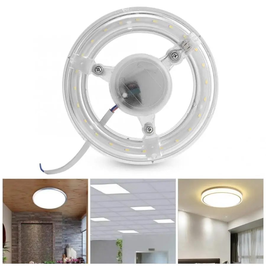 

AC 180-265V 12W LED Panel Lamp Non-flicker White 6500K Ceiling Light