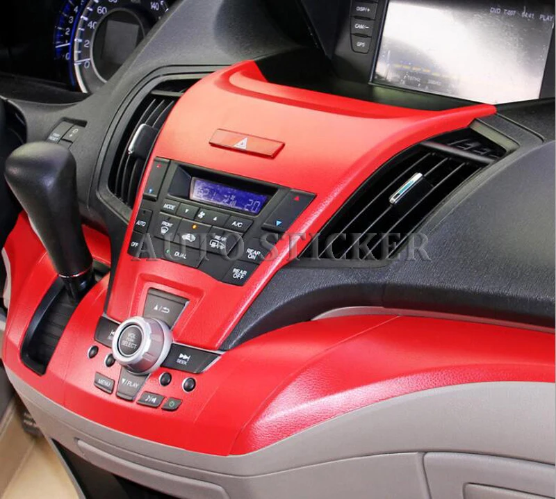 red leather car vinyl wraps 22