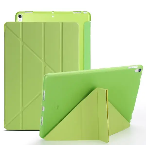 Для новых iPad Air 10,5 ТПУ чехол для iPad Pro 10,5 A1701 A1708 Тонкий Смарт Пробуждение сна Подставка для планшета силиконовый чехол+ ручка - Цвет: Peppermint Green