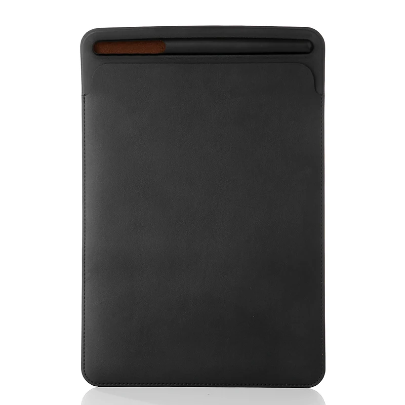 Чехол из искусственной кожи премиум класса для iPad Pro 12,9, чехол-сумка с карандашом для iPad Pro 12,9 - Цвет: Черный