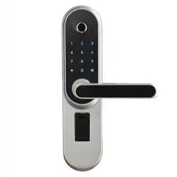 Биометрический отпечатков пальцев электронный замок двери, код, сенсорный экран цифровой пароль смарт-замок без ключей замок для офис lk18A1F
