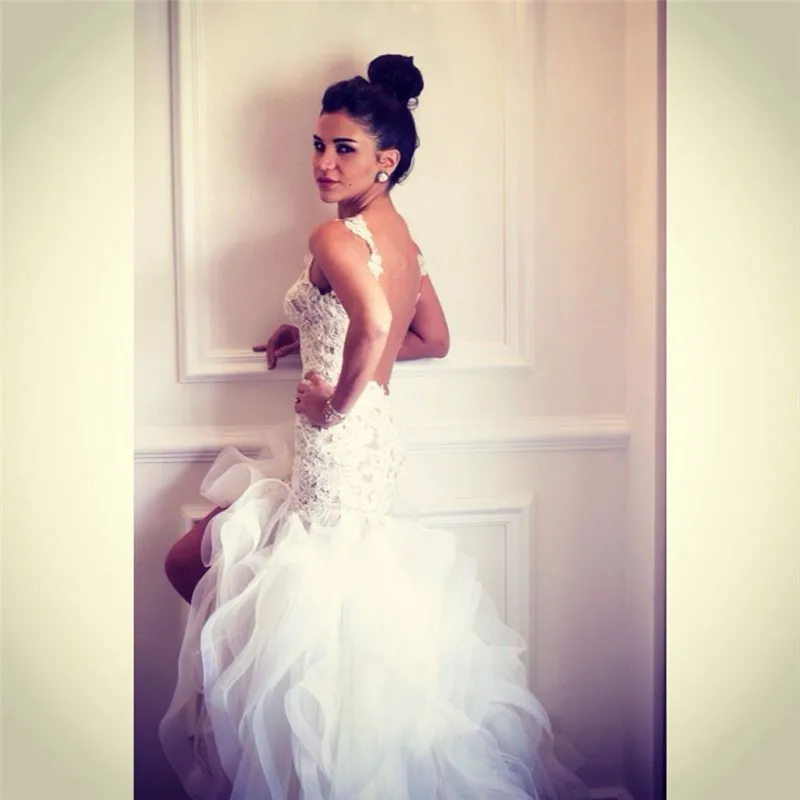 2016-New-Custom-Cheap-Sweetheart-Cap-Sleeve-Sexy-Backless-Lace-Mermaid-High-Low-Wedding-Dresses-vestido (1)