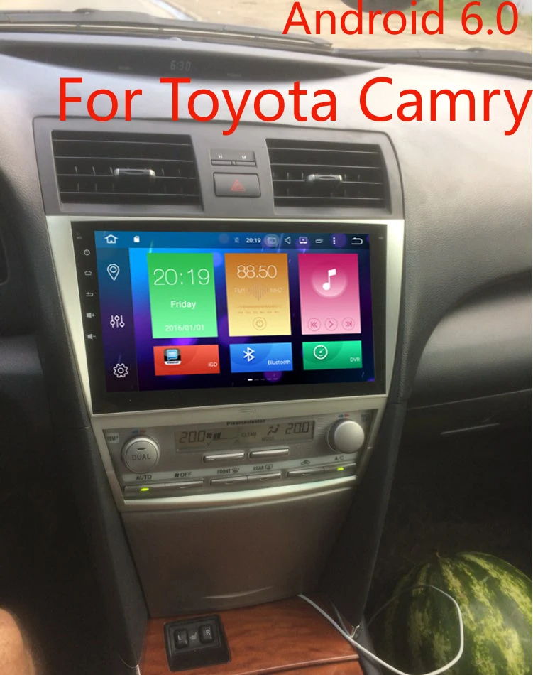 Android 6 0 car gps navigation car dvd for Toyota camry 2007 2008 2009 2010 2011