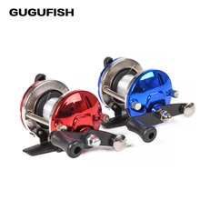 GUGUFISH мини металлическая приманка, литье, спиннинговая лодка, ледяная Рыболовная катушка, рыбное водное колесо, катушка для катания на катушке 50 м