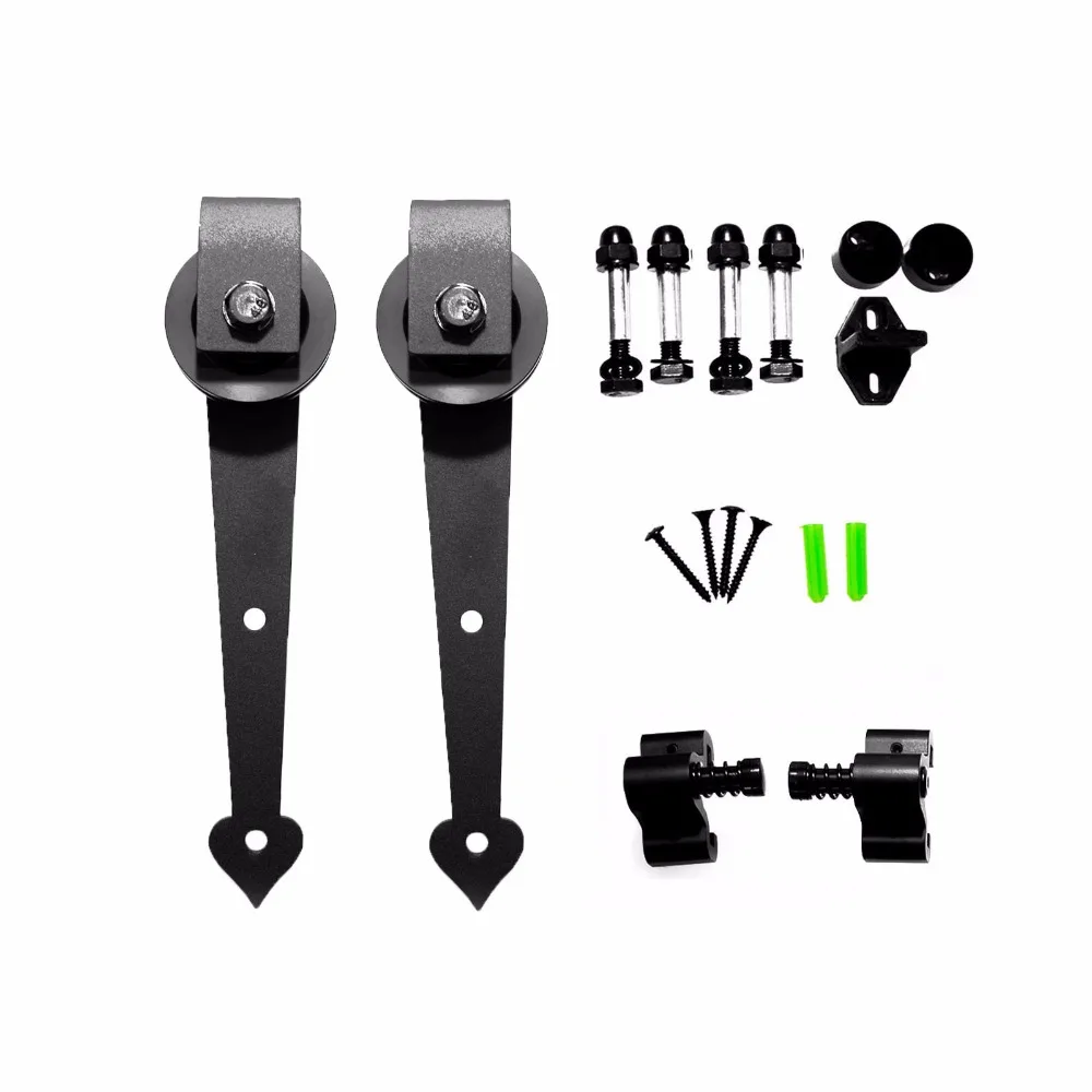 LWZH Heart Shaped Roller for Sliding Barn Door Sliding font b Closet b font Door Roller