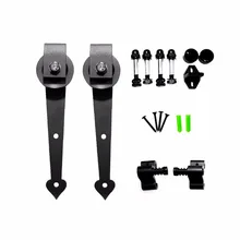 LWZH Heart Shaped Roller for Sliding Barn Door Sliding Closet Door Roller for Interior Sliding Barn Door