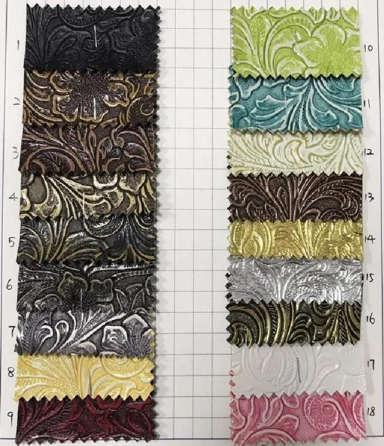 Buy 5 YARDS Synthetic Leather Telas Faux Leather Fabric Cuero Sintetico