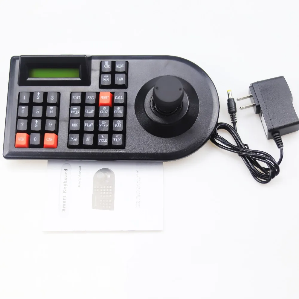 Kopen GZGMET 64 set CCTV Analoge Netwerk Camera Handvat Joystick DVR PTZ 3D RS485 Speed Dome Pelco D P camera Controller Keyboard