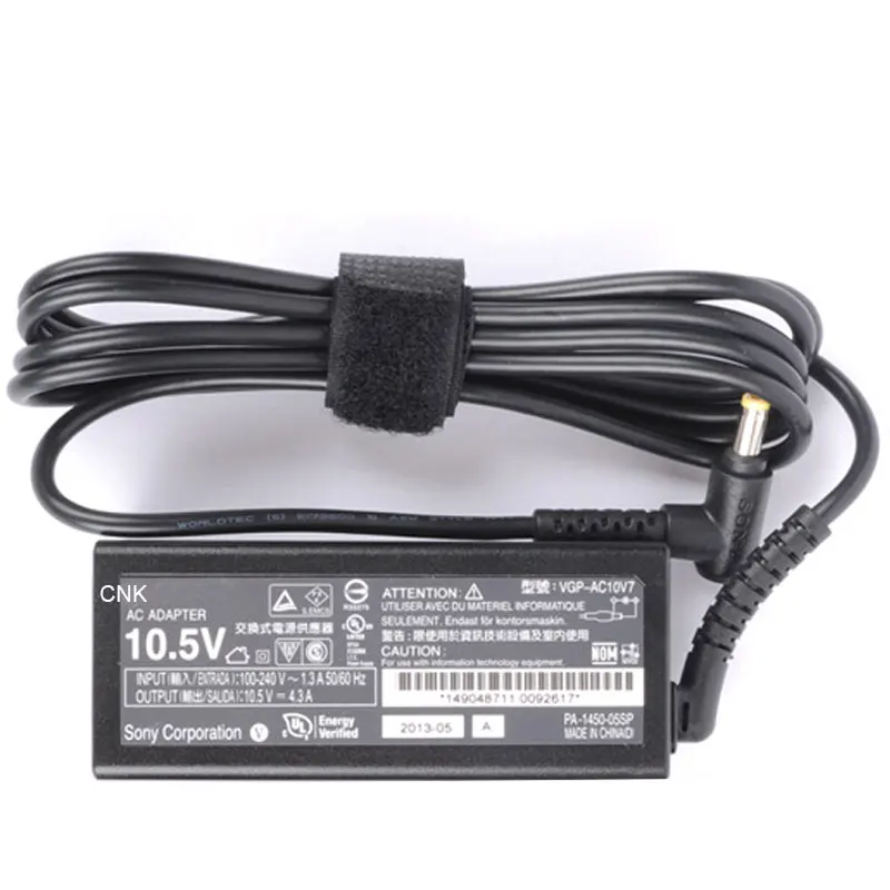 

10.5V 4.3A 45W 4.8*1.7mm Laptop Charger For Sony VAIO Duo 11 13 Series SVD11225CXB VGP-AC10V10 SVD11215CXB SVD1121C5E