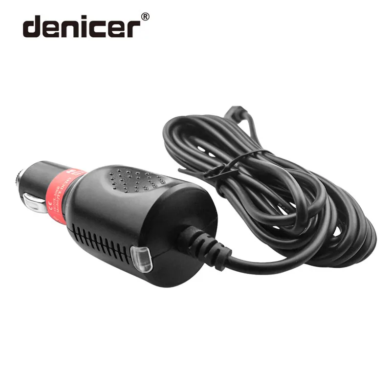 Denicer Mini USB 2,0 вход DC12V-24V выход DC 5 В 1A Autodash cam автомобильное зарядное устройство Кабель-адаптер 3,5 м