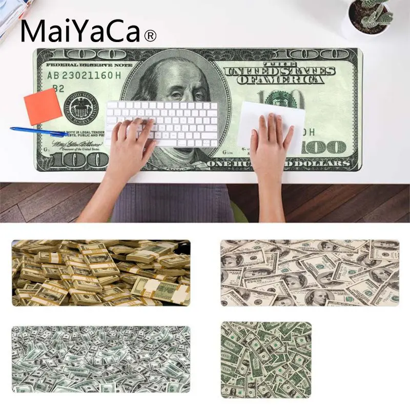 Коврик для мыши Maiyaca Cool New Dollar Money игровой коврик геймеров прочный резиновый