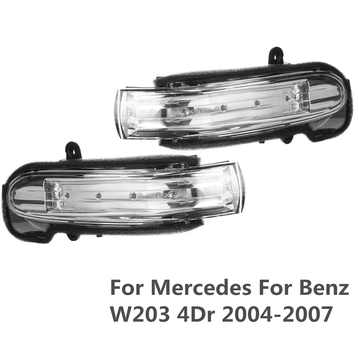 

W203 Car Side Marker Light Door Wing Rearview Mirror Turn Signal Indicator Side Light For Mercedes For Benz W203 4Door 2004-2007