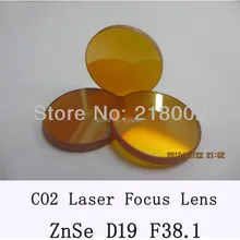 Солнцезащитные оптика-Китай znse линзы диаметр 19,05 мм ZnSe фокус объектива для CO2 Лазерная 38,1 мм фокусных расстояний