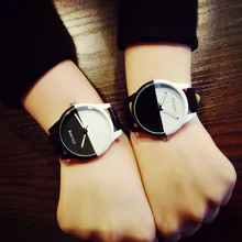 Original ulzzang Brand Soft Silicone Strap Jelly Quartz Watch Wristwatches for Women Ladies Lovers Black White