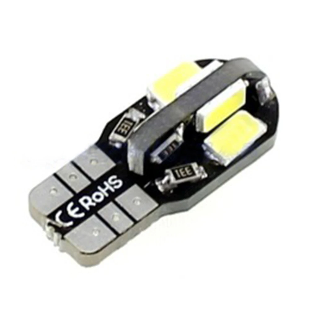 

YSY 20pcs Car Styling Car Auto LED T10 194 W5W Canbus 8SMD 5630 5730 LED Light Bulb No Error LED Light Parking lamp