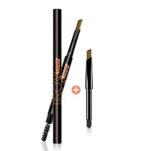 Двухголовый усилитель бровей Автоматическое вращение водостойкий Без окрашивания meimei пластиковый карандаш для бровей Замена ядра