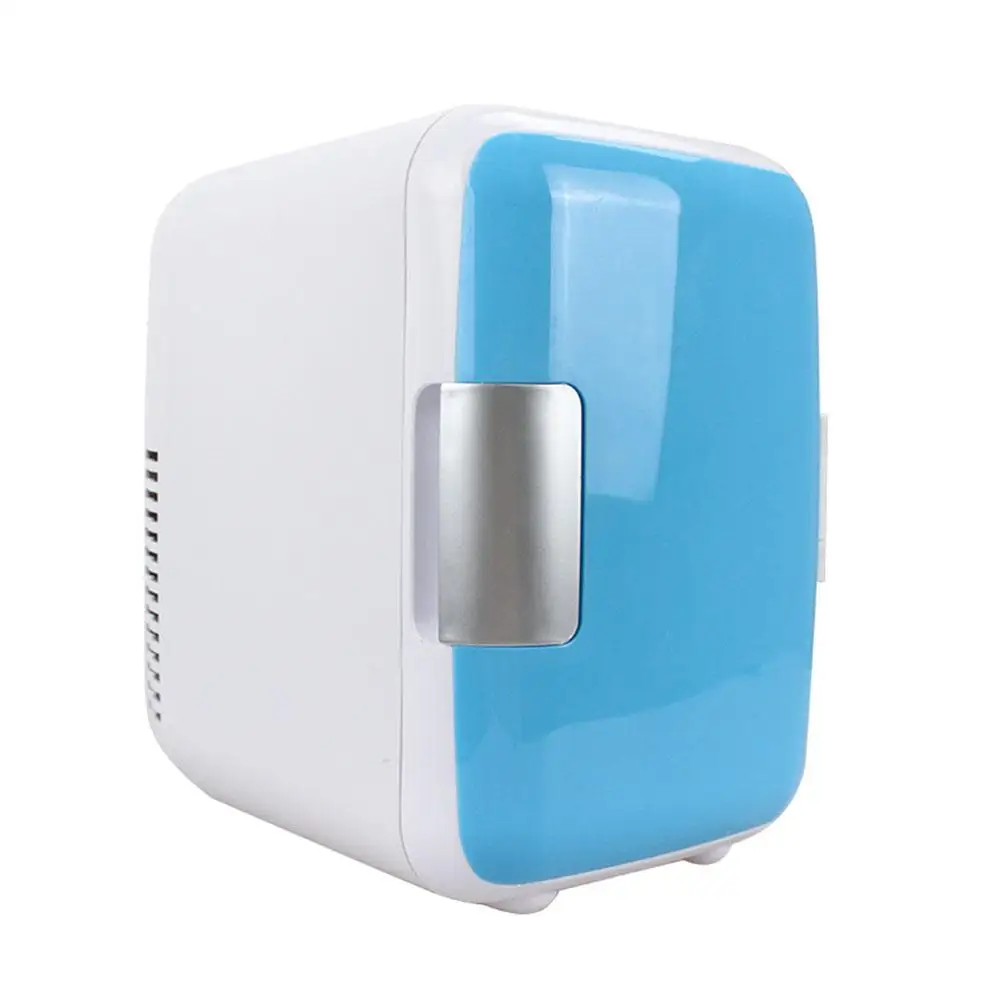 Adoolla мини-холодильник двойного назначения 4л для использования в автомобиле - Цвет: Синий