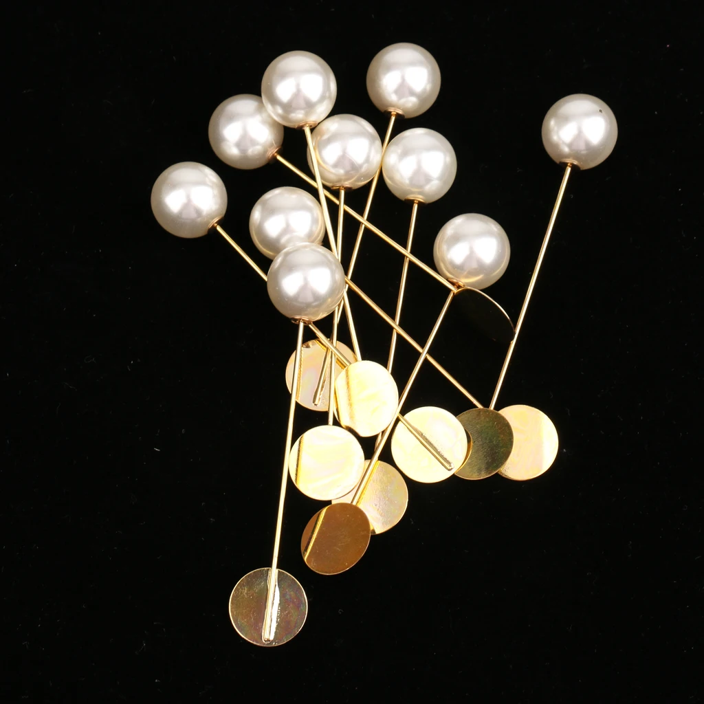 20 Pieces Wholesale Copper Lapel Stick Pin Tie Hat Scarf Brooch DIY Tray Pad Findings Making Crafts