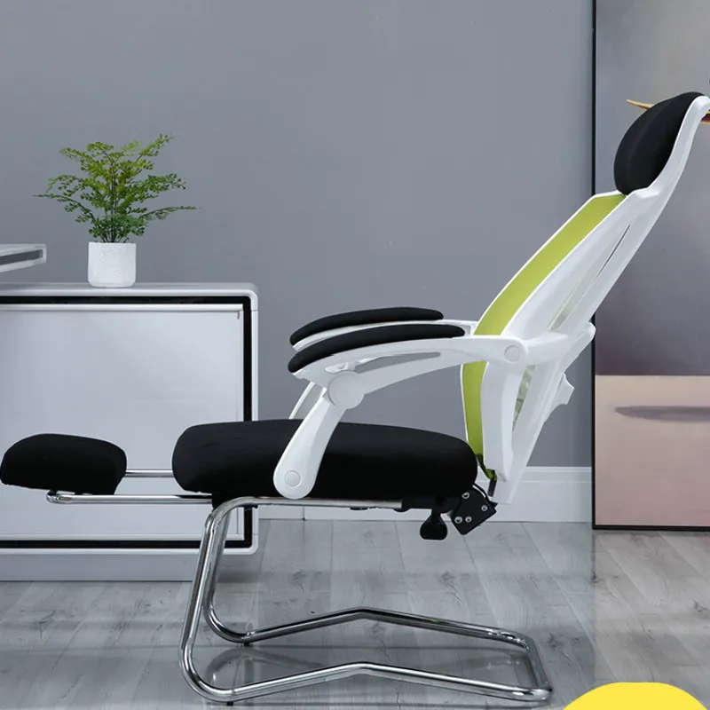 Computer Chair Home Ergonomics Office Chair Reclining Swivel Gaming Chair Comfortable Bow Foot Chai