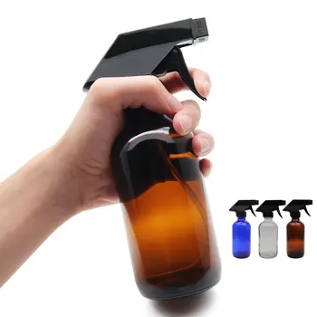 

250ml&500ml Glass Bottles Refillable Bottles with Sprayer Perfect for Essential Oils Perfume Oils 3 Color To Choose