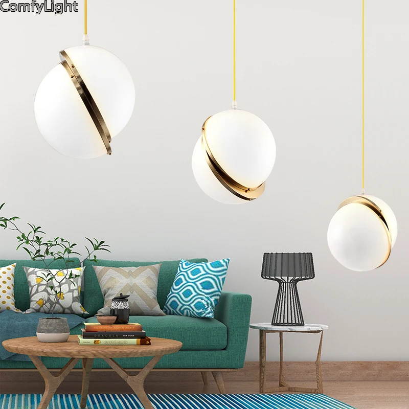 

Modern Pendant Light For Lobby Dining Room/kitchen island home Arts Decoration lighting Antique Gold suspension led Pendant Lamp